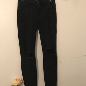 black skinny jeans